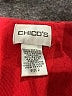 Chico's Red Long Sleeve Blouse Size Lg (2) - photo 7