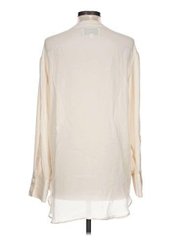 Brochu Walker Long Sleeve Silk Top (view 2)