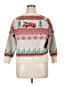 Unbranded 100% Polyester Silver Pullover Sweater Size XL - photo 1