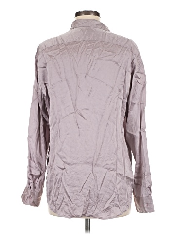 Lauren by Ralph Lauren Long Sleeve Silk Top (view 2)