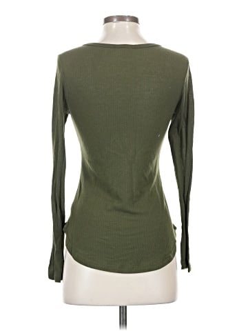 Charlotte Russe Long Sleeve Henley (view 2)