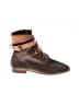 Juil 100% Leather Brown Ankle Boots Size 7 - photo 1