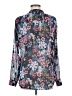 Kut from the Kloth 100% Polyester Floral Blue Long Sleeve Blouse Size M - photo 2