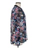 Kut from the Kloth 100% Polyester Floral Blue Long Sleeve Blouse Size M - photo 4