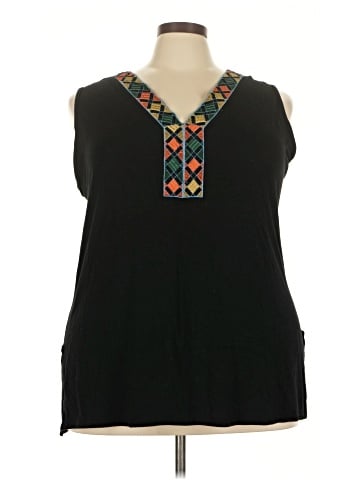 Pebble and Stone Sleeveless Blouse (view 1)