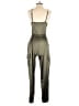 Derek Heart Solid Green Jumpsuit Size S - photo 2