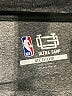 NBA 100% Polyester Gray Long Sleeve Polo Size M - photo 7