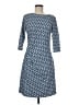 J. McLaughlin Print Blue Casual Dress Size M - photo 1