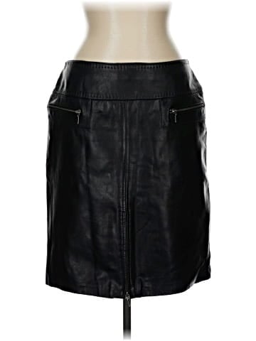 VS2 by Vakko Leather Skirt (view 1)