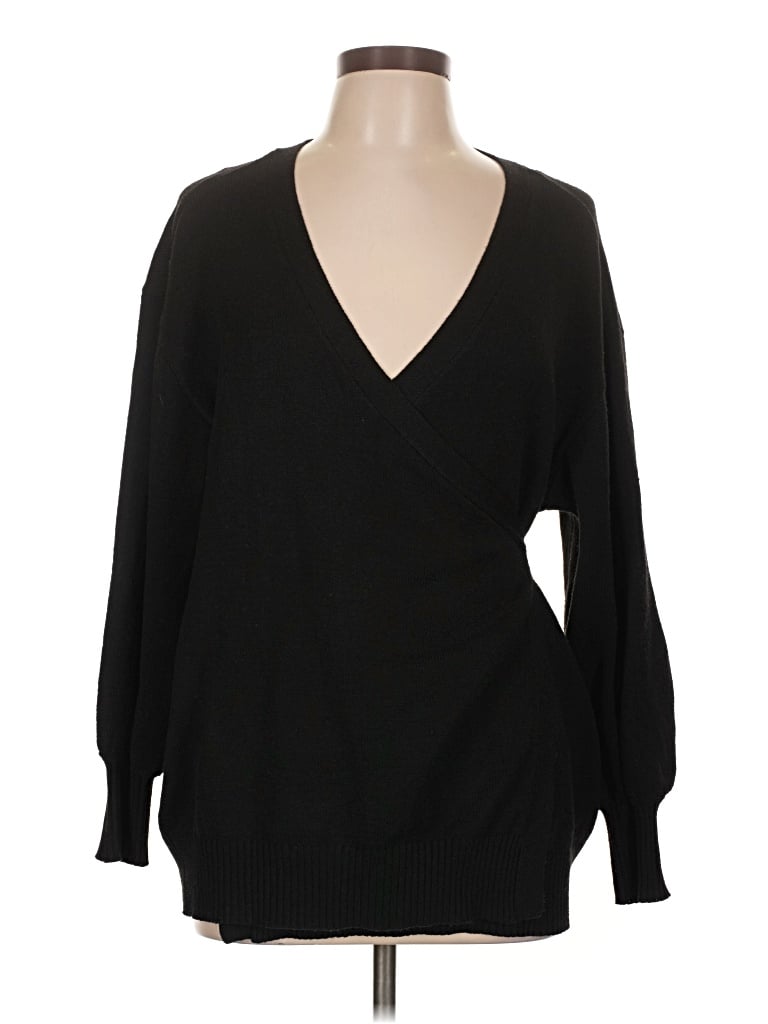 Pre-owned Eloquii Pullover Sweater In Black