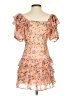 LoveShackFancy 100% Silk Floral Pink Cocktail Dress Size 00 - photo 2