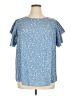Unbranded Stars Blue Short Sleeve Top Size 1X - photo 1