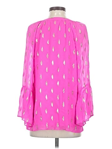 Lilly Pulitzer 3/4 Sleeve Silk Top (view 2)