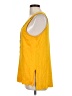 Apt. 9 100% Viscose Yellow Sleeveless Blouse Size L - photo 5