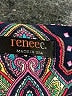 Renee C. 100% Polyester Paisley Purple Sleeveless Blouse Size L - photo 7