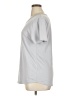 Mia + Tess Metallic Silver Short Sleeve T-Shirt Size XL - photo 5