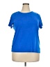 Talbots 100% Pima Cotton Blue Active T-Shirt Size 2X Petite - photo 1