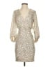 Eliza J Silver Cocktail Dress Size 0 - photo 1