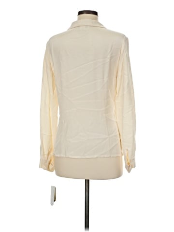 Doncaster Collection Long Sleeve Silk Top (view 2)