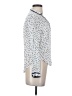 Maeve 100% Rayon Polka Dots White Long Sleeve Blouse Size 0 - photo 4