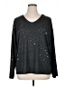 Unbranded Stars Silver Long Sleeve T-Shirt Size XL - photo 1