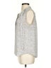 Ann Taylor Factory 100% Polyester Silver Sleeveless Blouse Size S - photo 5