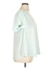Lane Bryant 100% Polyester Teal Short Sleeve Blouse Size 14 - 16 Plus - photo 4