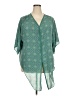 Max Studio 100% Polyester Green Kimono Size 2X - photo 1