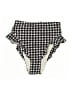 Solid & Striped Houndstooth Gray Swimsuit Bottoms Size S - photo 1