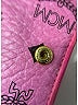 MCM 100% Coated Canvas Pink Wallet One size - photo 7