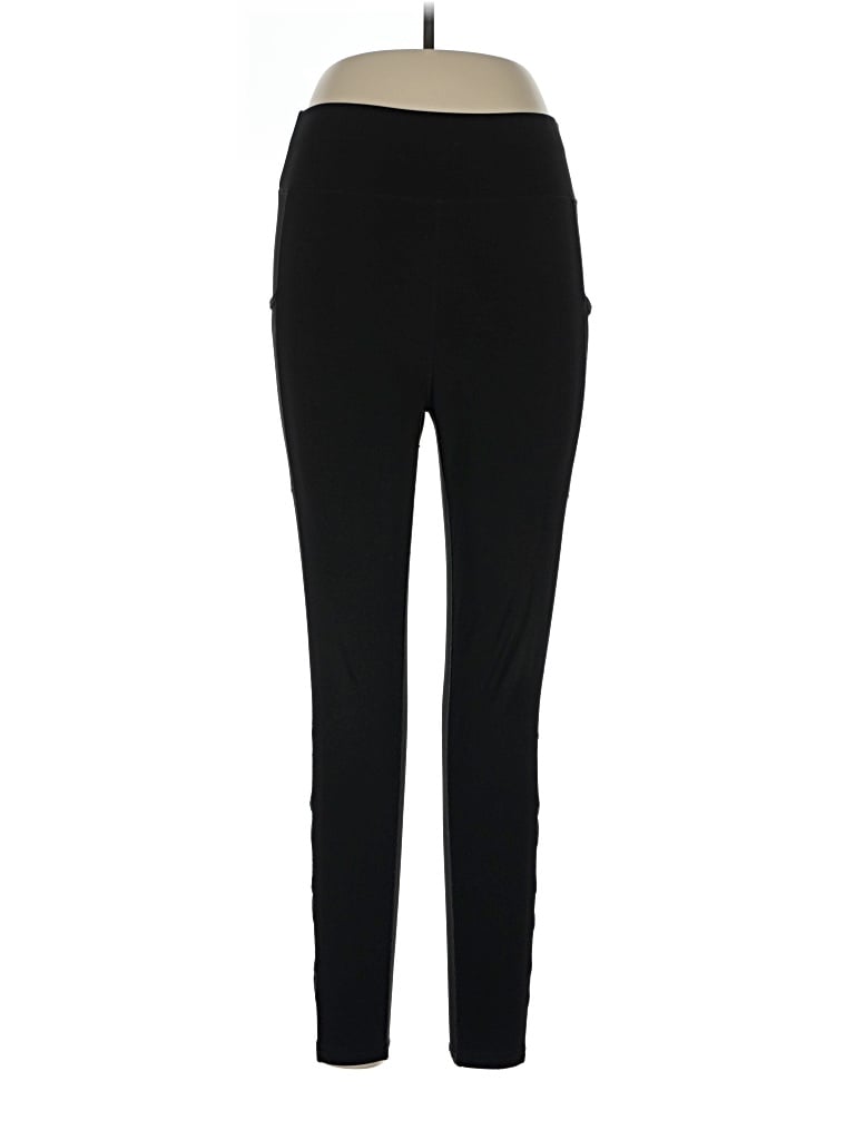 Pre-owned Pop Fit Active Pants In Black