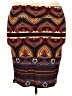 Lularoe Print Brown Casual Skirt Size 3X - photo 1