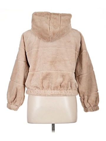 Faded Rose Faux Fur Jacket (view 2)