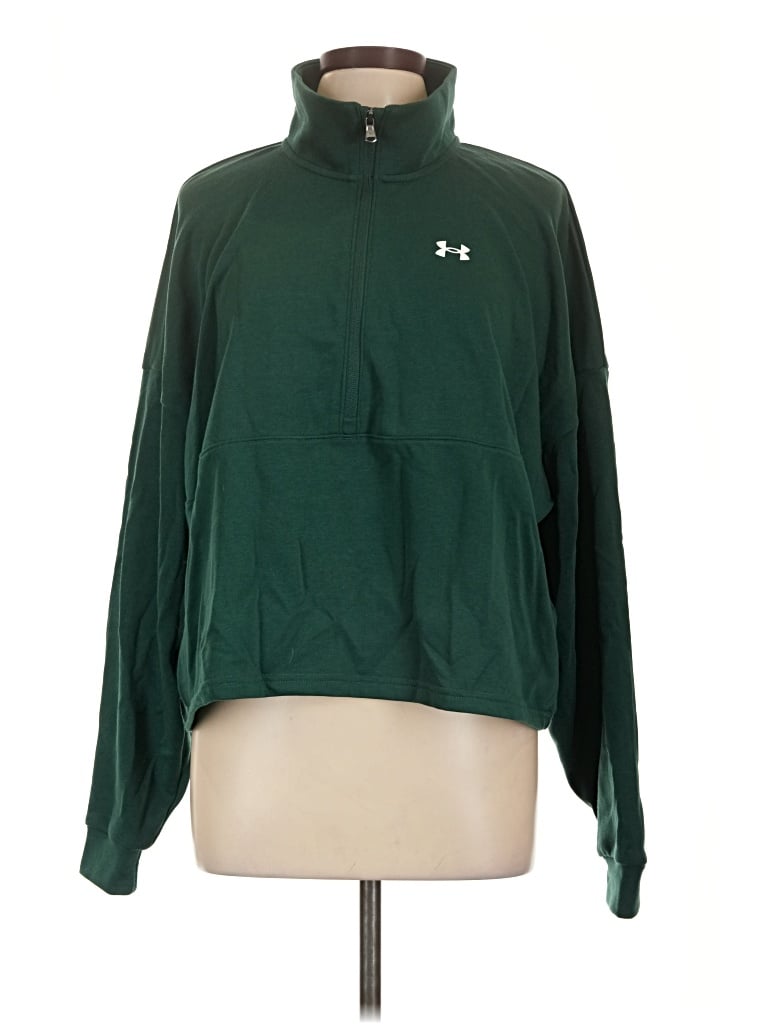 Pre-owned Under Armour Pullover Sweater In Green