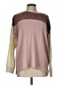 Maurices Color Block Pink Pullover Sweater Size L - photo 1