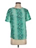 Equipment 100% Polyester Teal Short Sleeve Top Size XS - photo 1