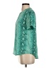 Equipment 100% Polyester Teal Short Sleeve Top Size XS - photo 5