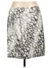 AK Anne Klein 100% Polyester Animal Print Gray Silver Casual Skirt Size 14 - photo 2