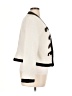 ELOQUII 100% Polyester Chevron-herringbone Ivory Blazer Size 14 Plus - photo 4