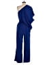 Unbranded 100% Polyester Solid Blue Jumpsuit Size S - photo 2