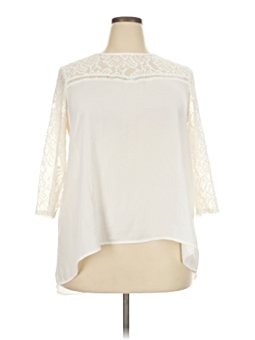 Decree 3/4 Sleeve Blouse (view 1)