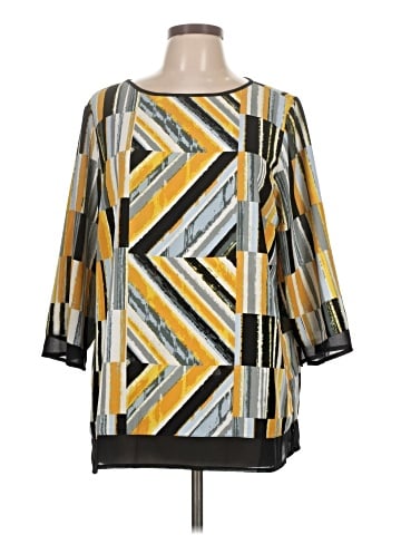 Bob Mackie 3/4 Sleeve Blouse (view 1)