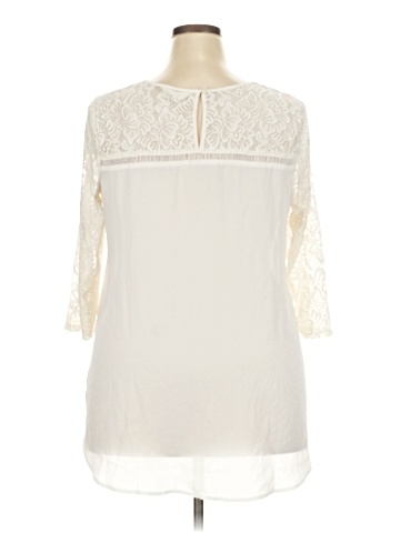 Decree 3/4 Sleeve Blouse (view 2)
