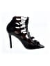 Just Fab Black Sandals Size 8 1/2 - photo 1