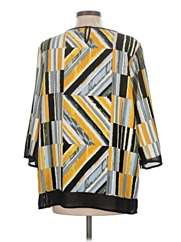 Bob Mackie 3/4 Sleeve Blouse (view 2)
