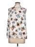 Collective Concepts 100% Polyester Floral Ivory Sleeveless Blouse Size XL - photo 1