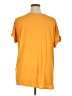 Liberty Love 100% Polyester Orange Short Sleeve Top Size 1XL - photo 2