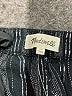 Madewell Stripes Black Shorts Size XS - photo 3