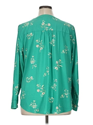 Skies Are Blue Long Sleeve Blouse (view 2)