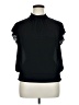 Soho 100% Polyester Black Short Sleeve Blouse Size XL - photo 1